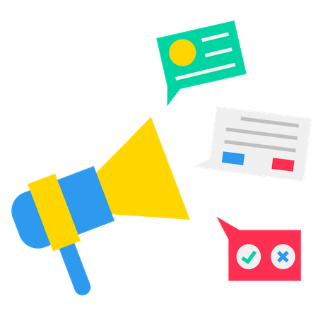 Promotional advertisement  Illustration