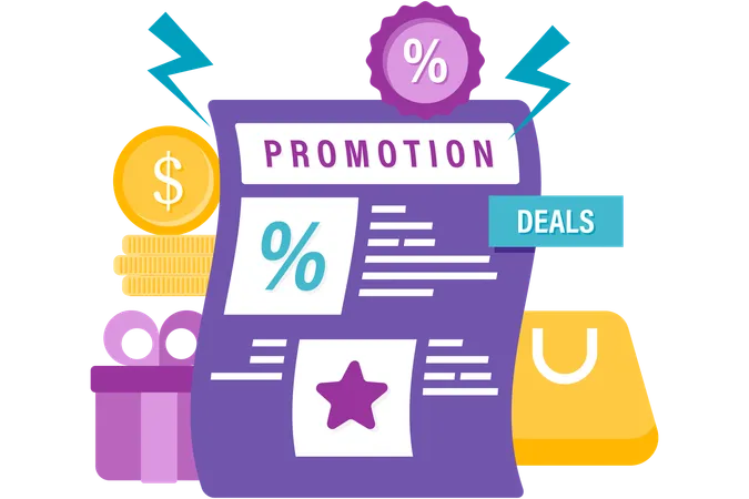 Promotional discount  Illustration