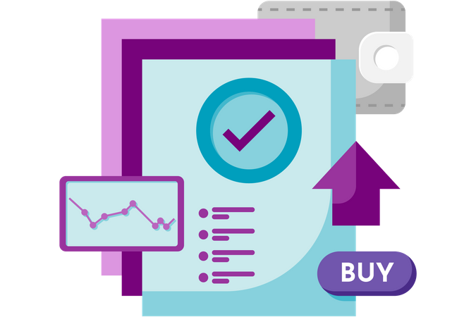 Proof of purchase of shares  Illustration