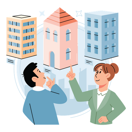 Property Agent  Illustration