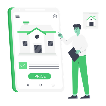 Property App  Illustration