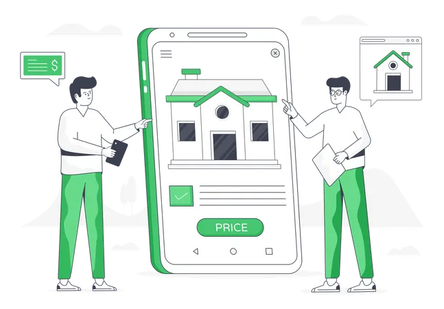 Property App  Illustration