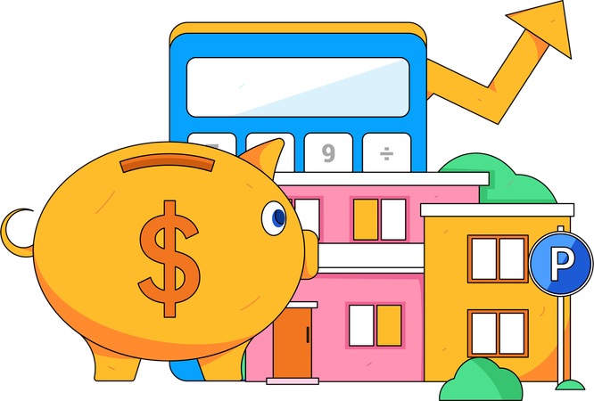 Property budget and growth  Illustration