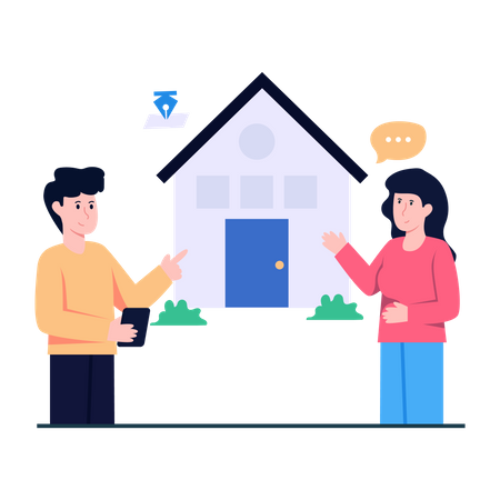 Property Chat  Illustration