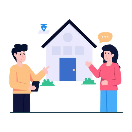 Property Chat  Illustration