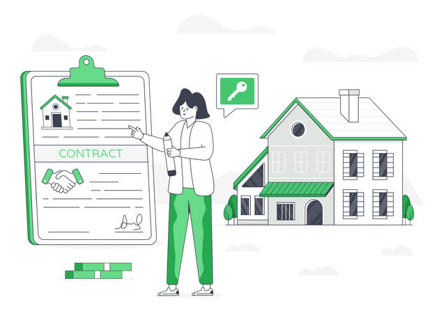 Property Contract Illustration