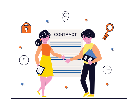 Property contract  Illustration