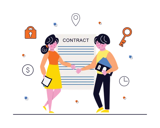 Property contract  Illustration