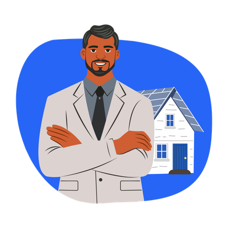 Property Dealer  Illustration