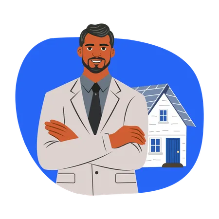 Property Dealer  Illustration