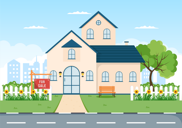 Property for sale  Illustration