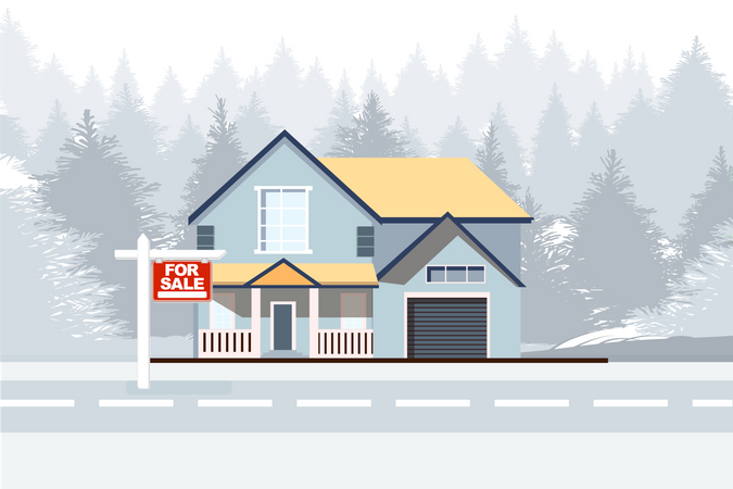 Property for sale  Illustration