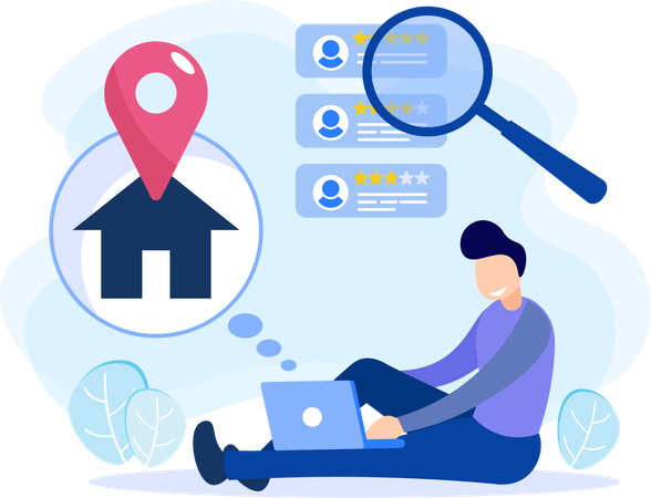 Property Hunt  Illustration
