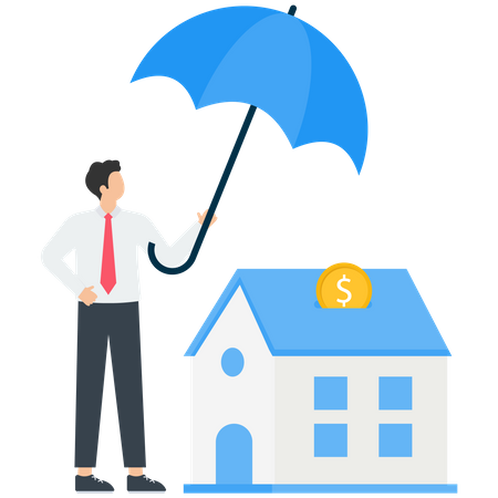 Property insurance Illustration