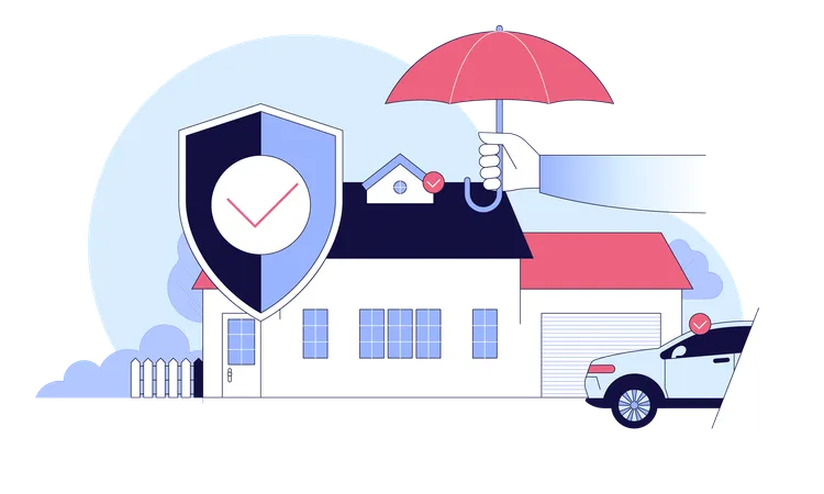 Property insurance and protection  Illustration