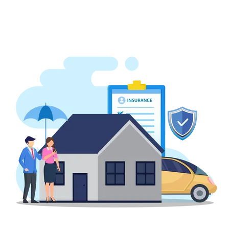 Property Insurance  Illustration