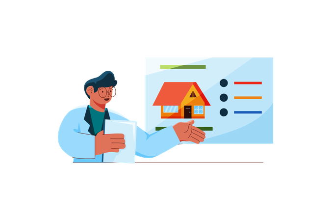 Property Marketing  Illustration