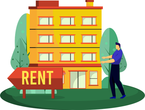 Property on rent Illustration