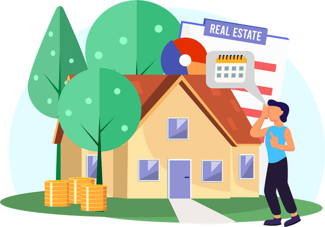 Property on sale  Illustration