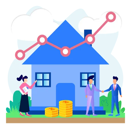 Property rate growth  Illustration