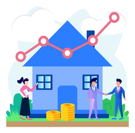 Property rate growth  Illustration
