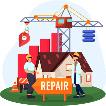 Property repair Illustration