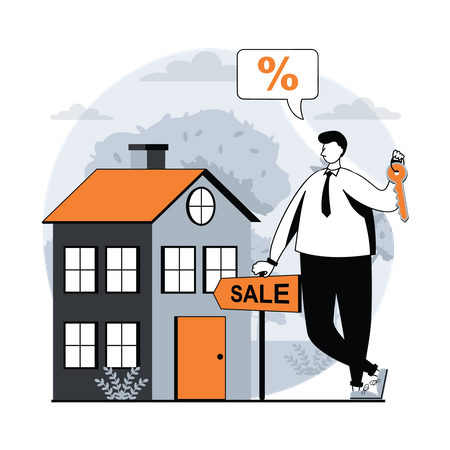 Property Sale Illustration