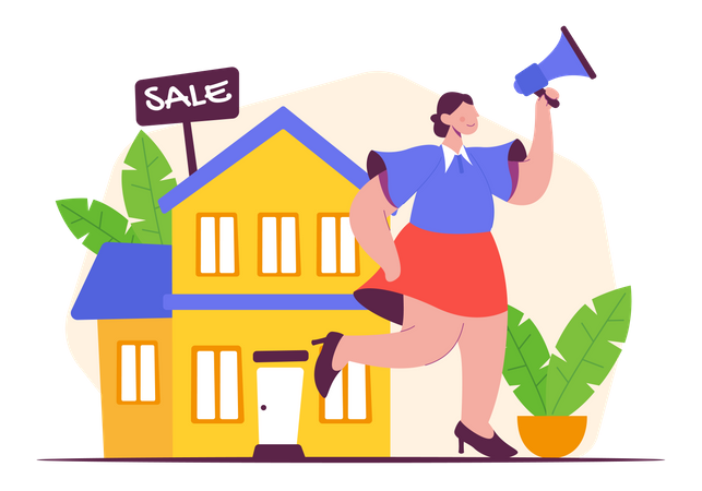 Property Sale  Illustration