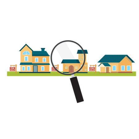 Property Search  Illustration