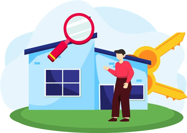 Property search Illustration
