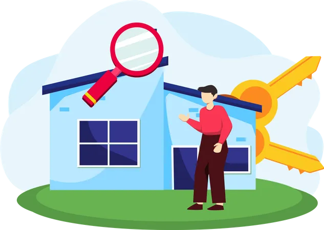 Property search  Illustration