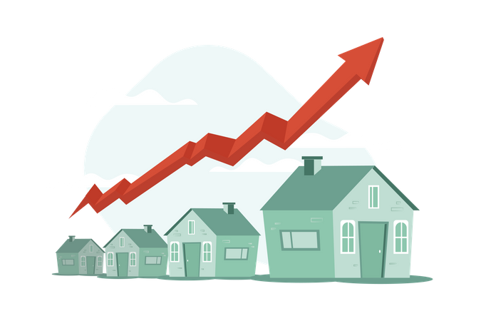 Property Valuation Growth Illustration