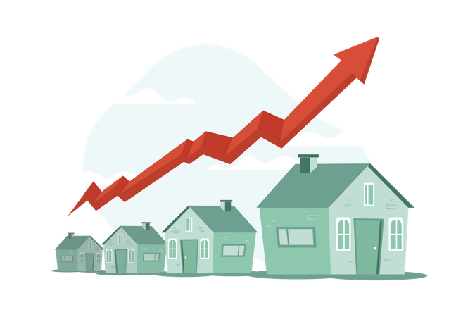 Property Valuation Growth  Illustration