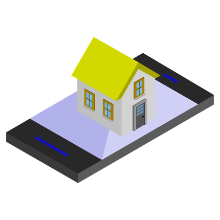Propriété en ligne  Illustration