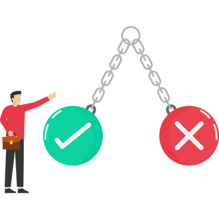 Pros and cons  Illustration