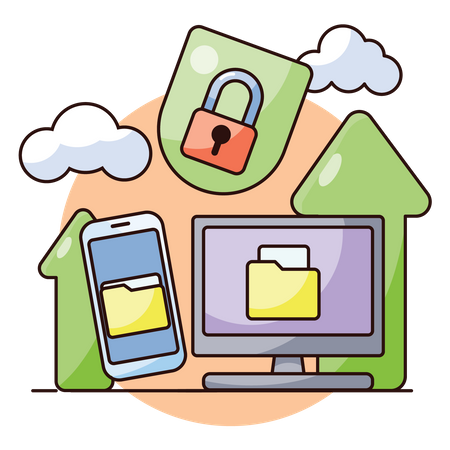 Protección de archivos  Ilustración