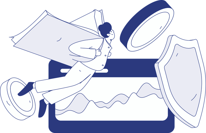 Protección de correo electrónico  Ilustración