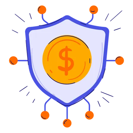 Protección de seguridad financiera  Ilustración