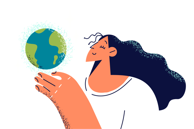 Protect earth  Illustration