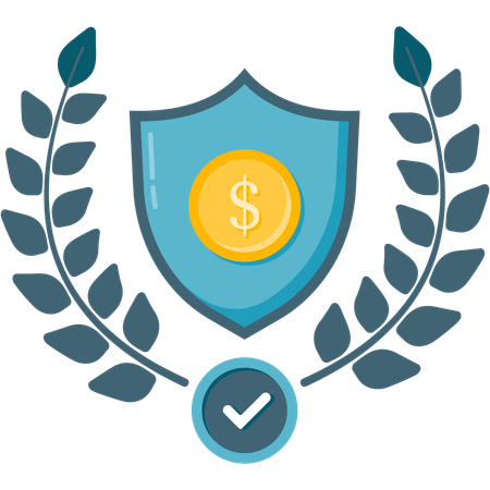Protect online payment  Illustration