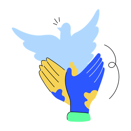 Protect peace  Illustration