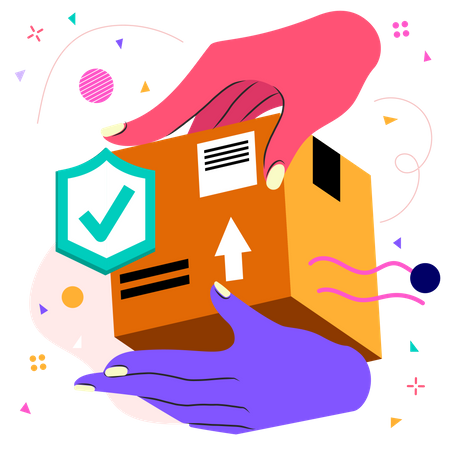 Protected parcel Illustration