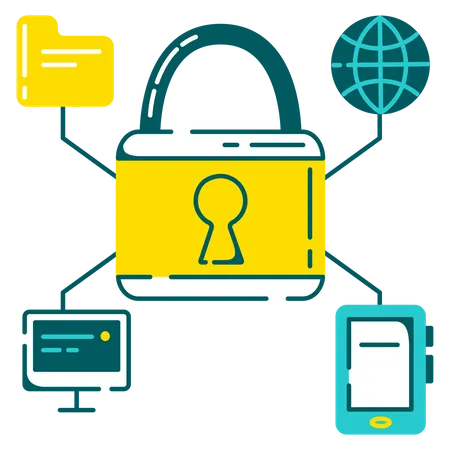 Protected Passwords  Illustration