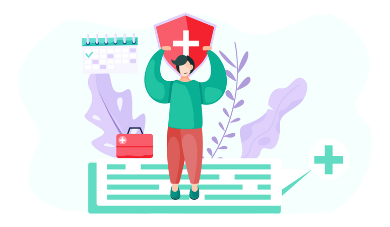 Protection de santé  Illustration
