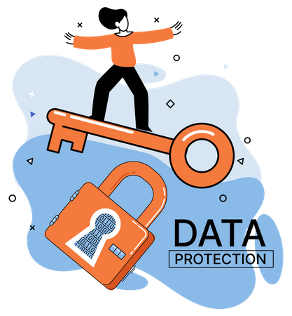 Protection des données  Illustration