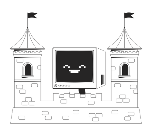 Protection informatique  Illustration