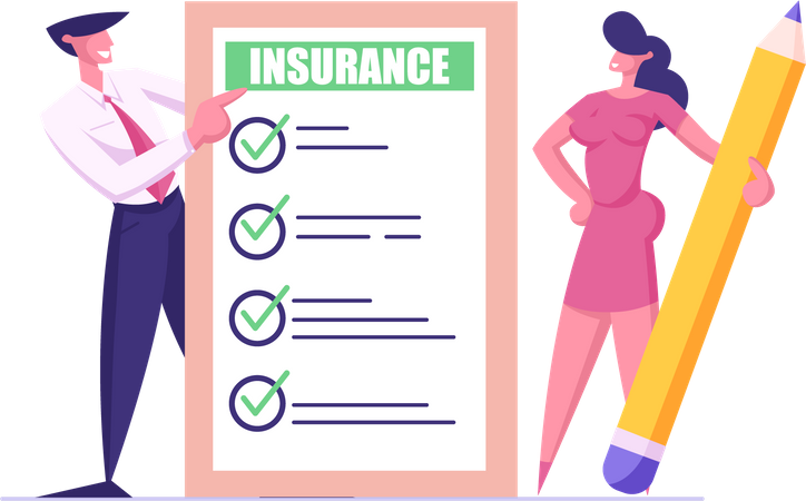 Protection of Health and Life Insurance  Illustration