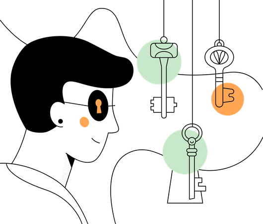 Mot de passe de protection  Illustration