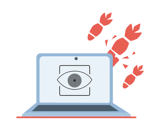 Proteja los datos del malware  Illustration