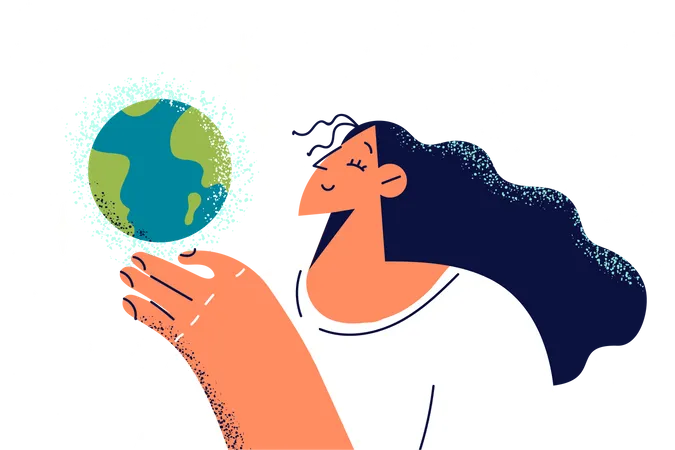 Proteger a terra  Ilustração